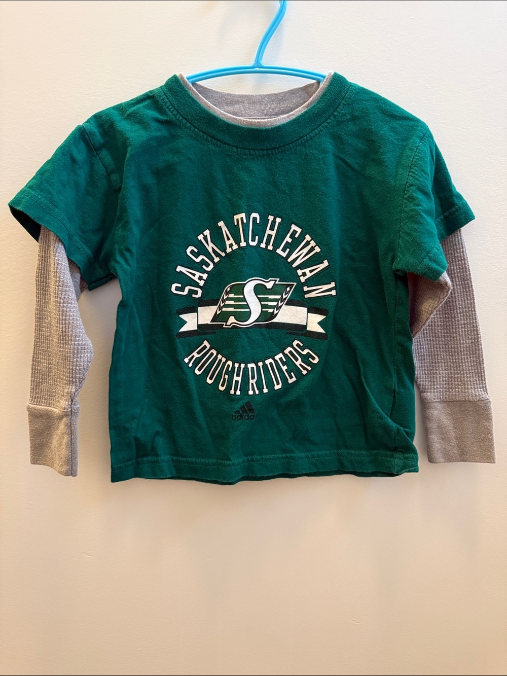 Adidas Saskatchewan Roughriders Shirt 2T Unisex toddler